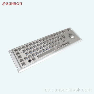 Anti-riot Metal Keyboard for Information Kiosk